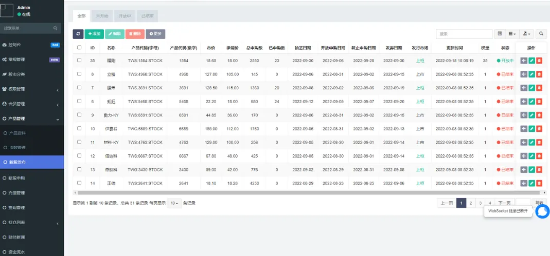 最新台湾股票系统源码,外汇期货交易系统,炒股平台,申购折扣股票涨跌交易